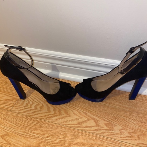 Zara Block Peep Toe Heels - Picture 3 of 5